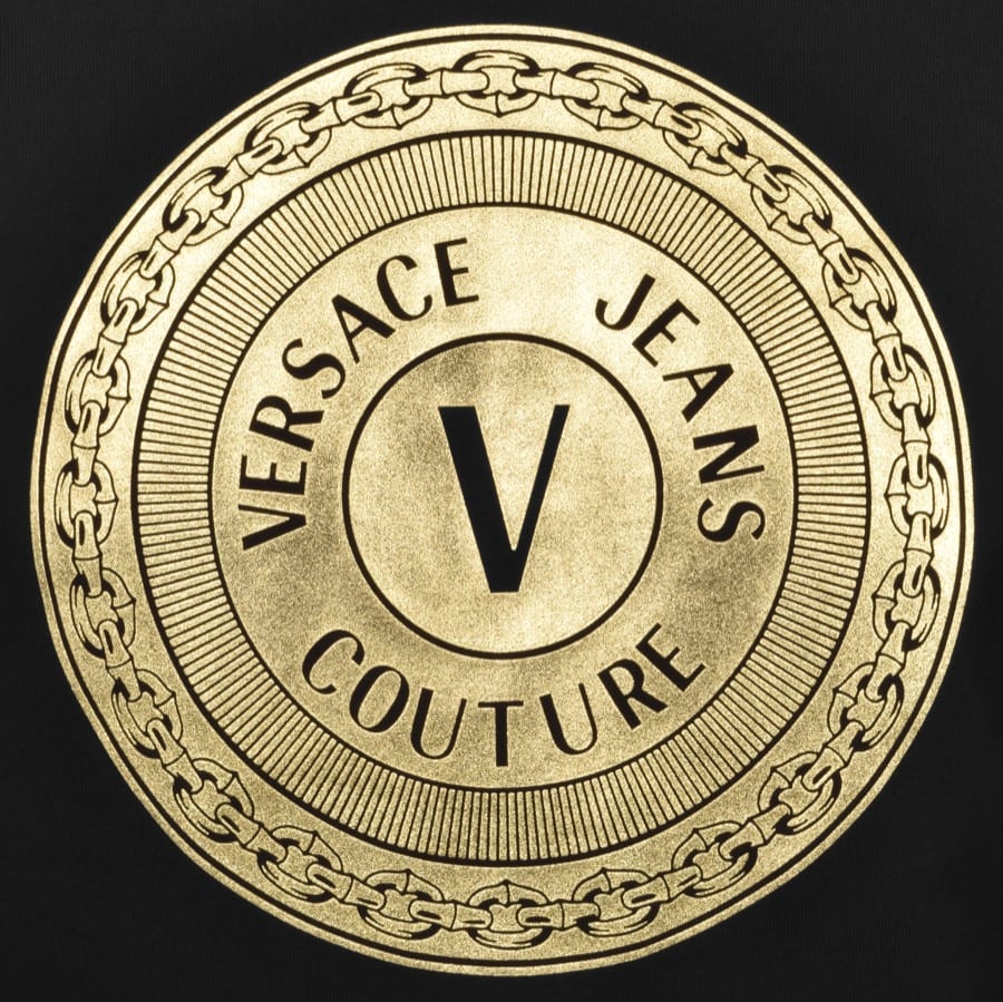 Alternative Image for ProductVersace Jeans Couture Round Logo Hoodie Black3